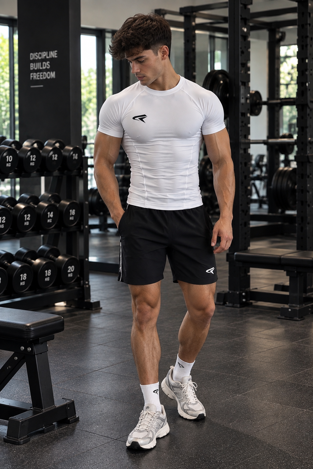 Heren Sport T-Shirt – Slim Fit